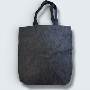 Dark Denim Tote Bag Reusable Shopping Bag Casual Everyday Carry Boho Unbranded